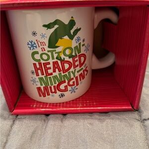 🎅 Elf “Cotton-Headed Ninny Muggins” 20oz Ceramic Mug